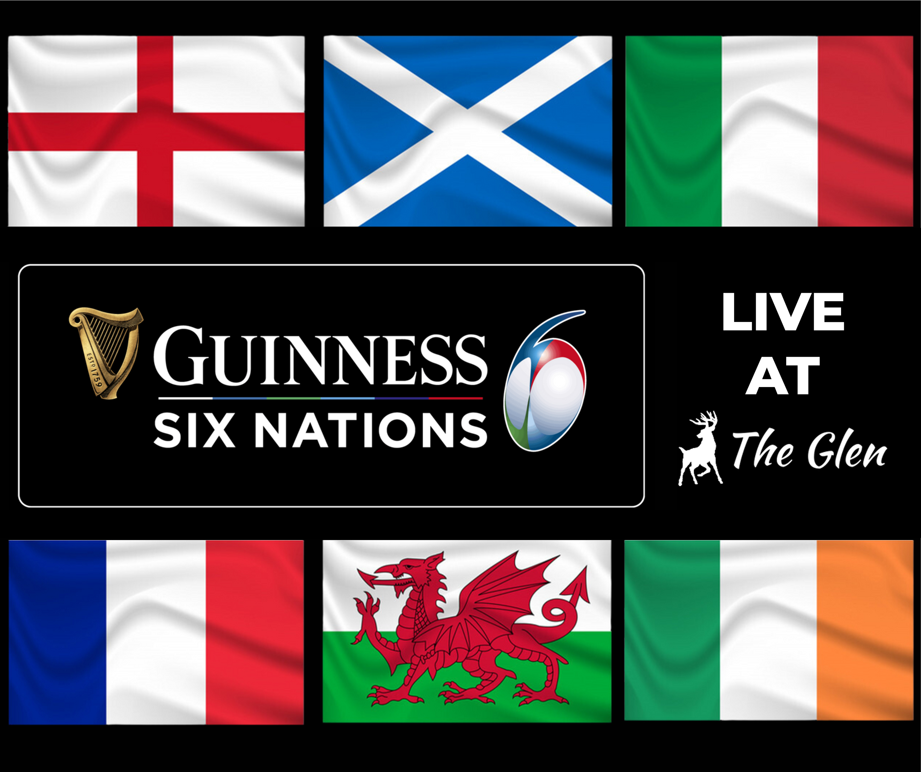 Six Nations 2025 Live at The Glen